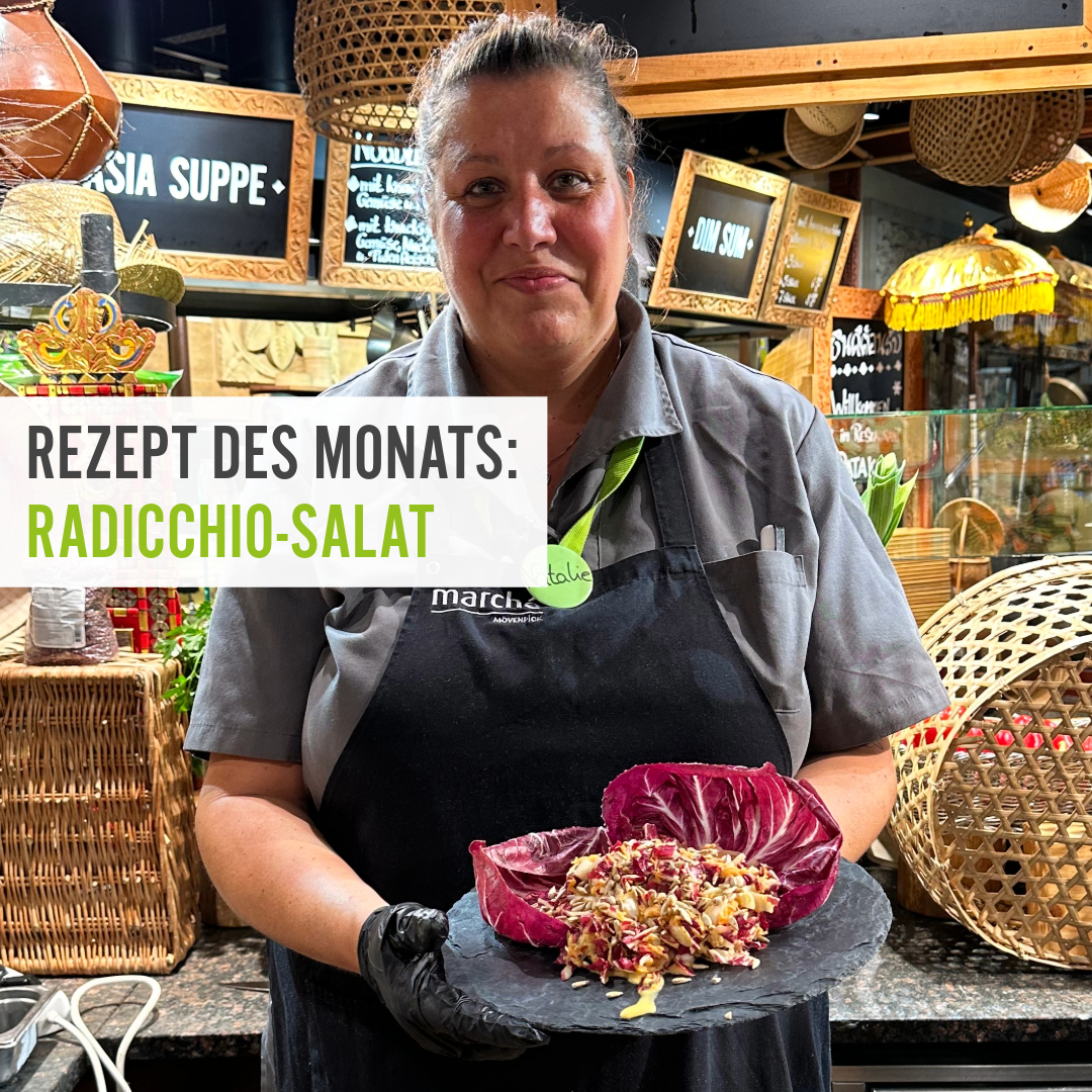 Rezept des Monats August Radicchiosalat