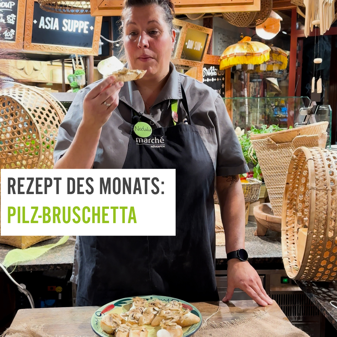 Rezept des Monats November Pilz-Bruschetta