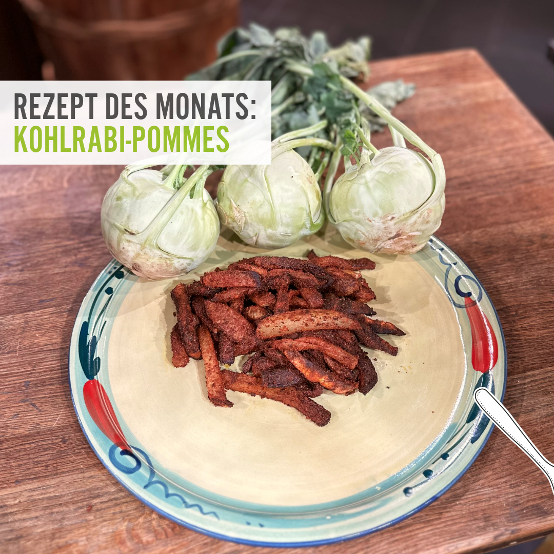 Rezept des Monats Mai Kohlrabipommes