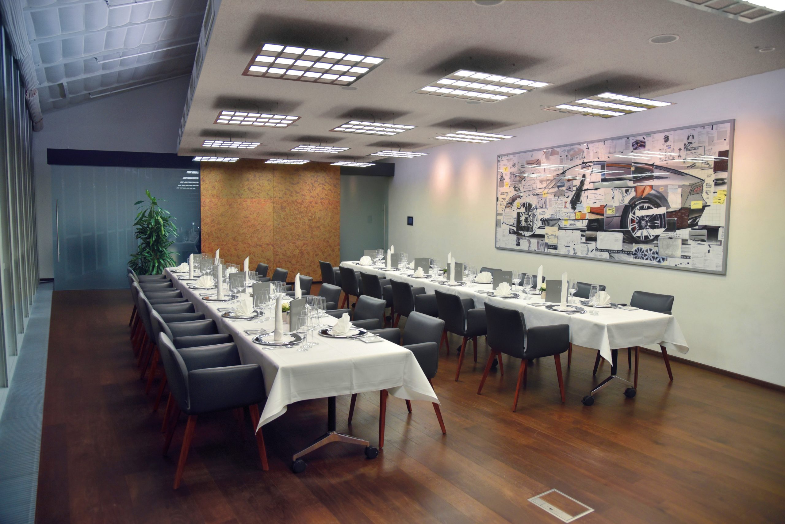 Avus Ingolstadt Event Tagungsraum Wintergarten Dinner Audiforum