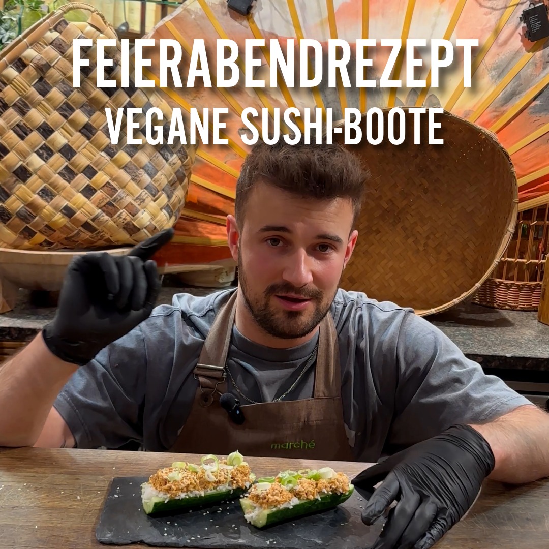 After-work_recipe_vegan_Sushi_Boats_Cucumber_Tofu After-work recipe: Vegan Sushi Boats with Cucumber and Tofu