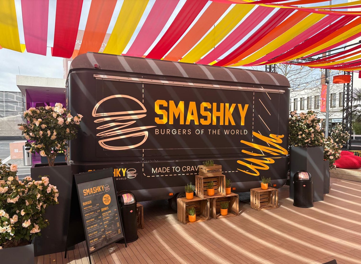 Smashky_Metzingen SMASHKY Burger Foodtruck Metzingen Outletcity Shopping Food Marché